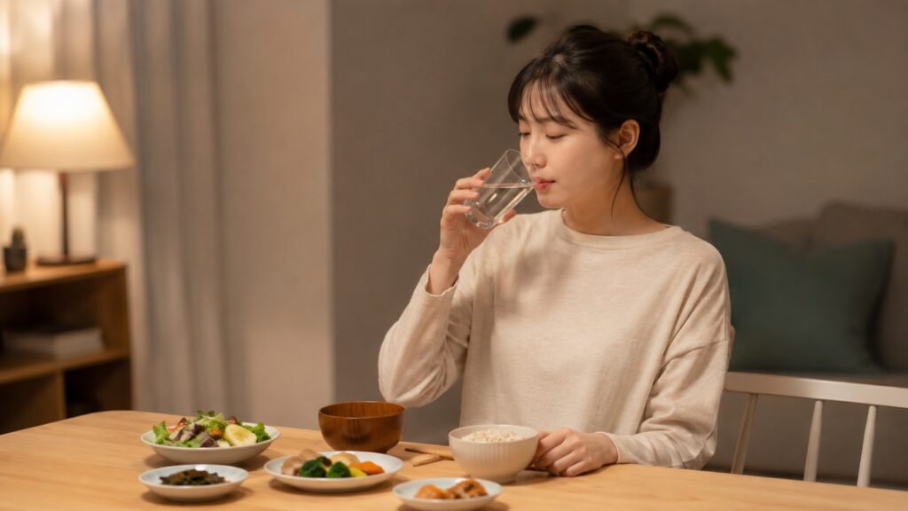 커피 섭취와 간 건강 연구 결과를 살펴보는 장면